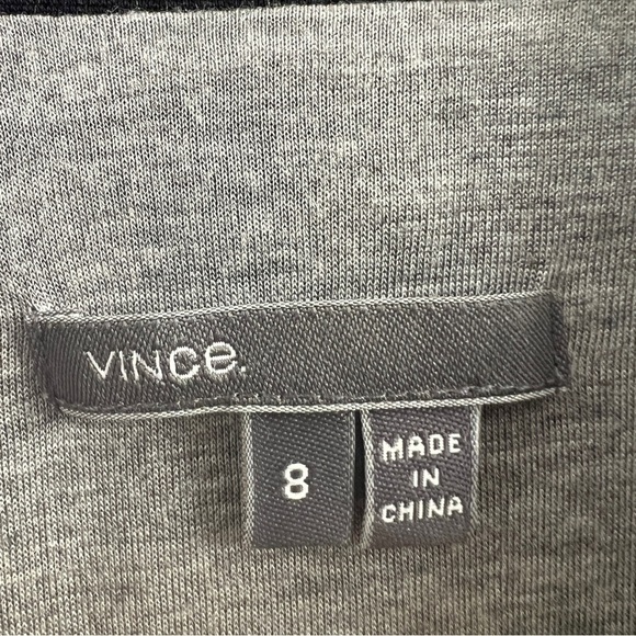 Vince Wool Navy Roll Sleeve Shrunken Knit Blazer 8 - Picture 4 of 6